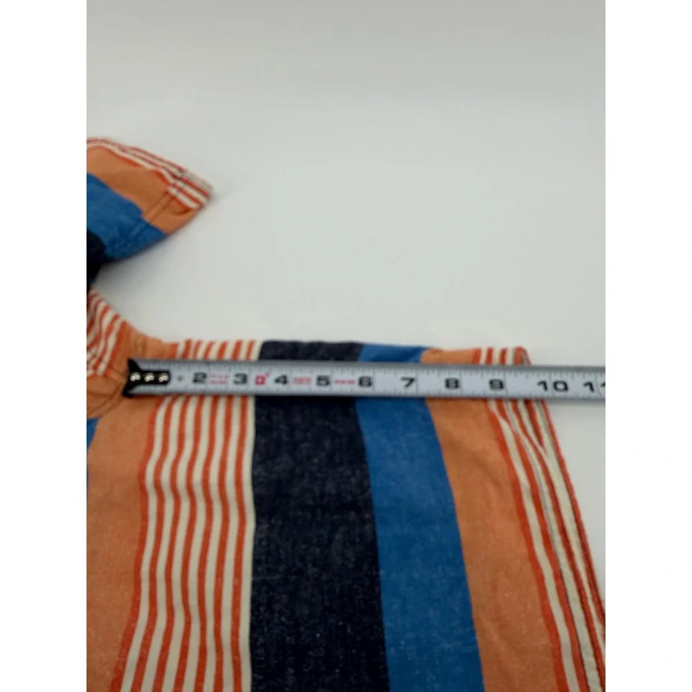 Patagonia Boys Striped Board Shorts Blue Orange Swim Trunks‎ Size 12